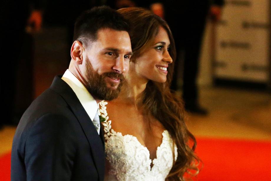 Casamento de Lionel Messi, 30 anos, e Antonella Roccuzzo, 29 anos, em Rosário, Argentina - 30/06/2017