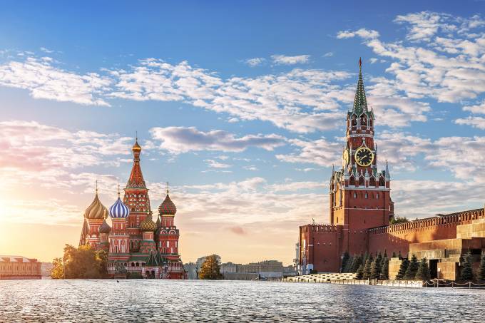 Cidades-sede da Copa das Confederações 2017, na Rússia: Moscou, São Peterburgo, Kazan e Sóchi