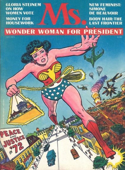 Mulher-Maravilha na capa da revista feminista ‘Ms.’