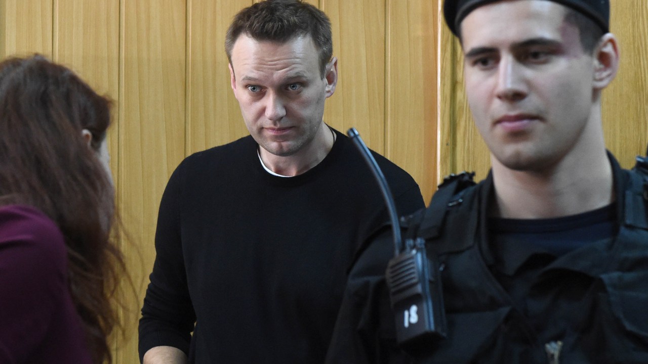 O líder da oposição russa, Alexei Navalny