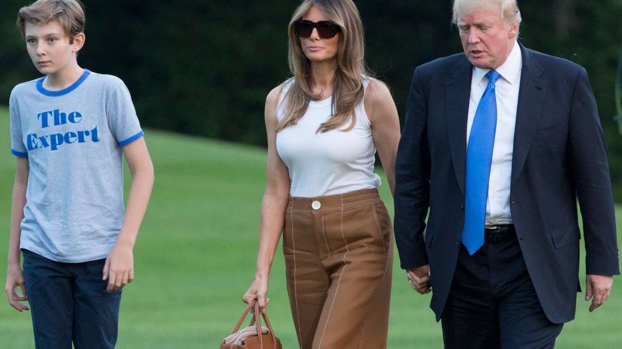 Melania Trump se muda para Casa Branca
