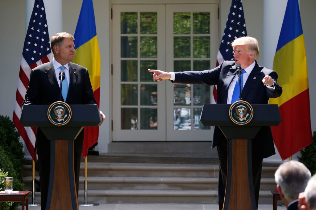 Donald Trump e Klaus Iohannis
