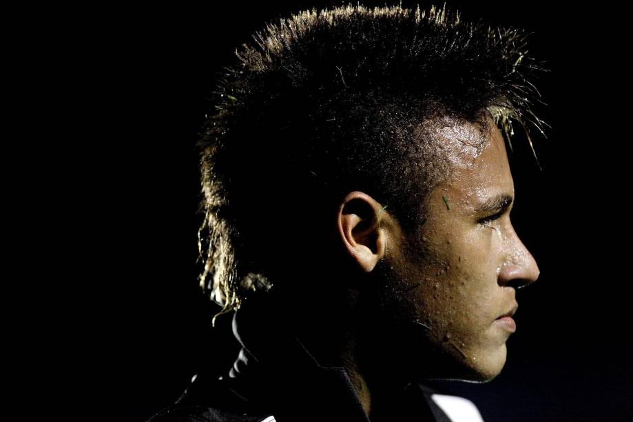O jogador Neymar, do Santos -  21/11/2010