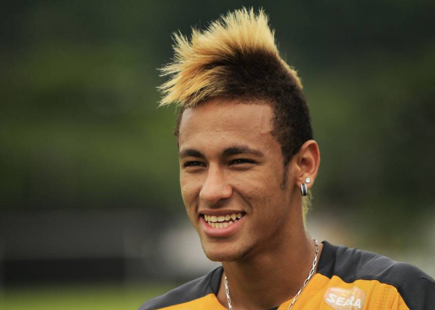 O jogador Neymar em 2011