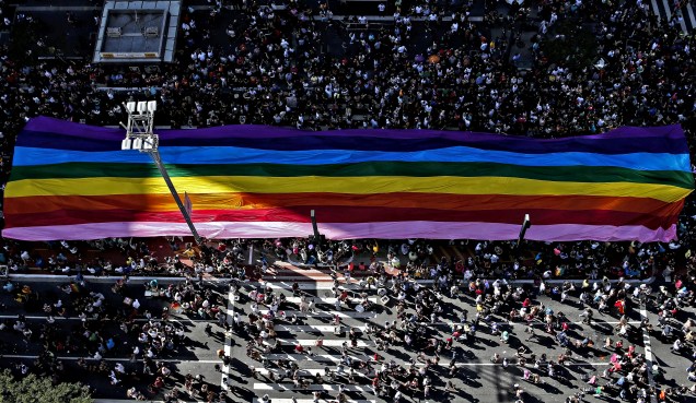 21ª Parada do Orgulho LGBT, em São Paulo - 18/06/2017