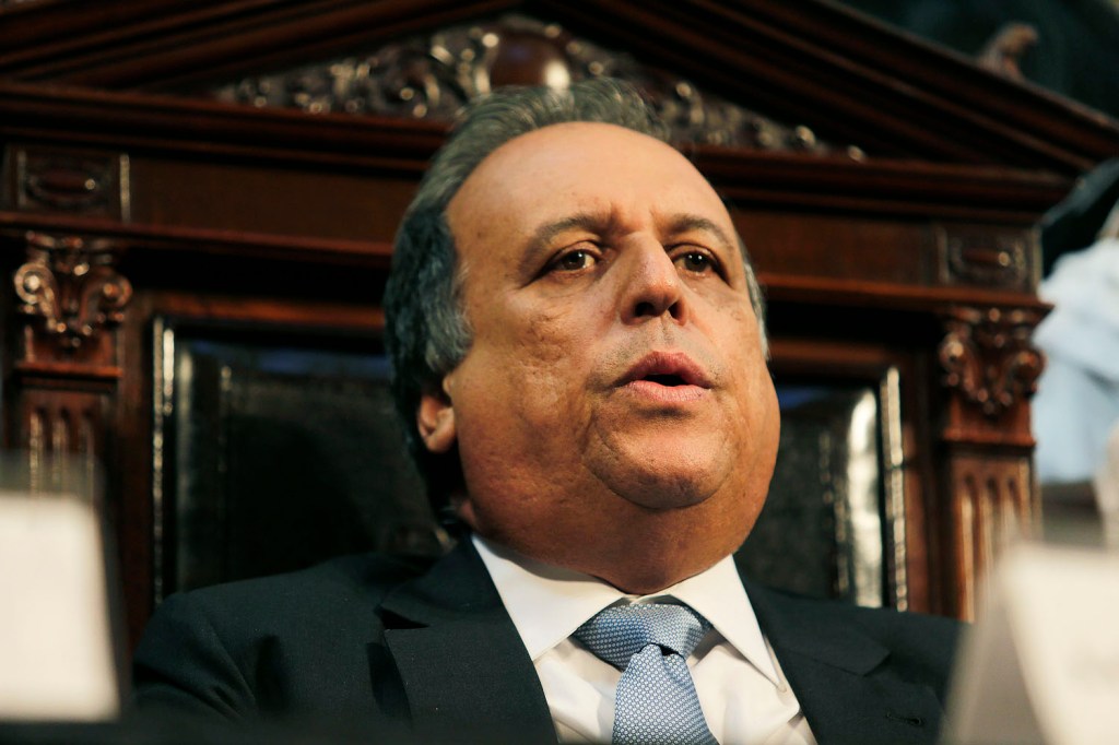 O governador do Rio de Janeiro, Luiz Fernando Pezão - 04/04/2014
