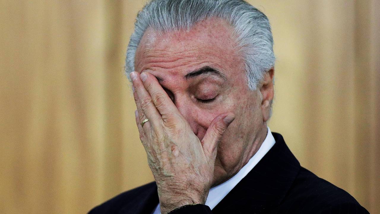 O presidente Michel Temer