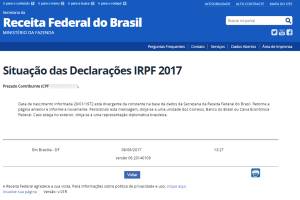 Consulta Restituição Imposto de Renda 2017