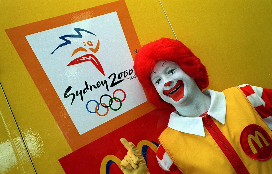 Ronald McDonald na Olimpíada de Sidney 2000