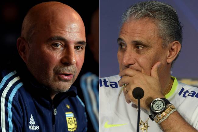 Jorge Sampaoli e Tite