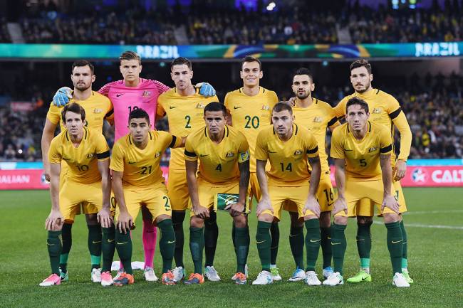 Seleção australiana disputa Copa das Confederações 2017 - Rússia