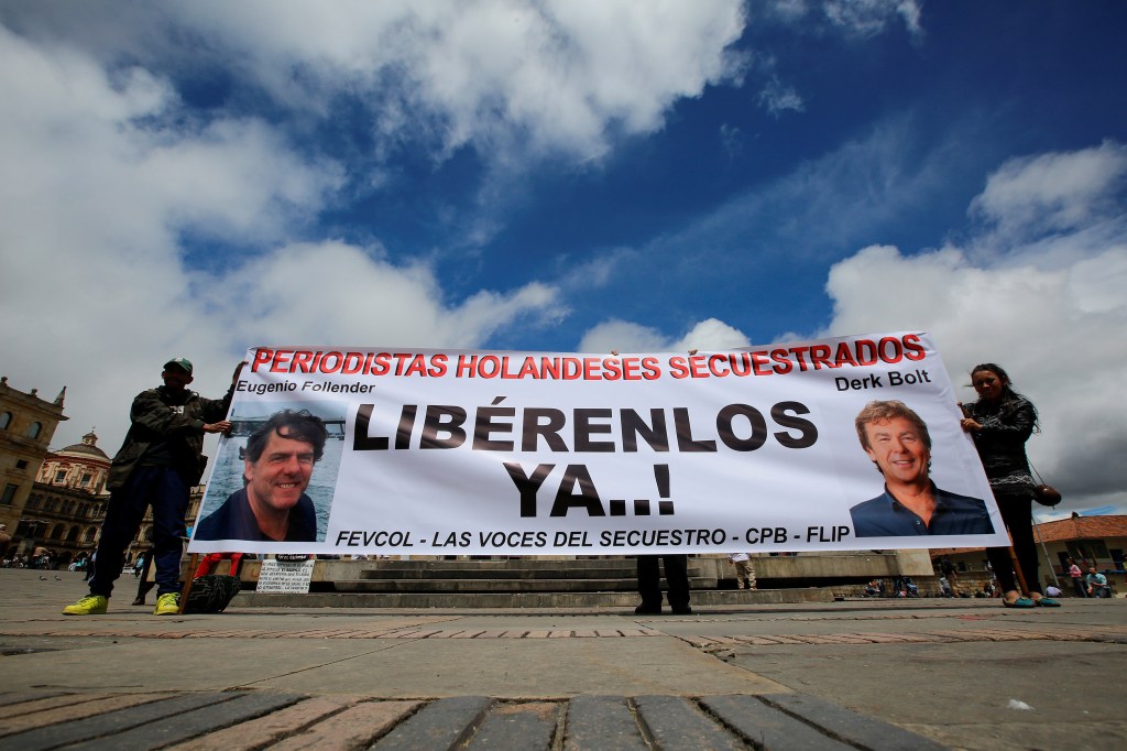 Jornalistas holandeses sequestrados na Colômbia