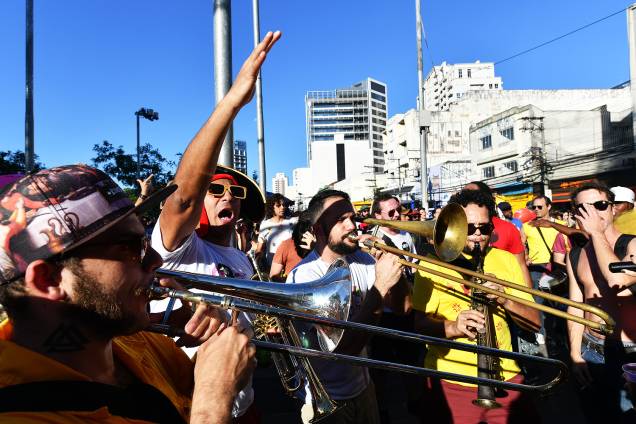 Músicos e artistas fazem ato em São Paulo pela saída de Temer e por eleições diretas - 04/06/2017