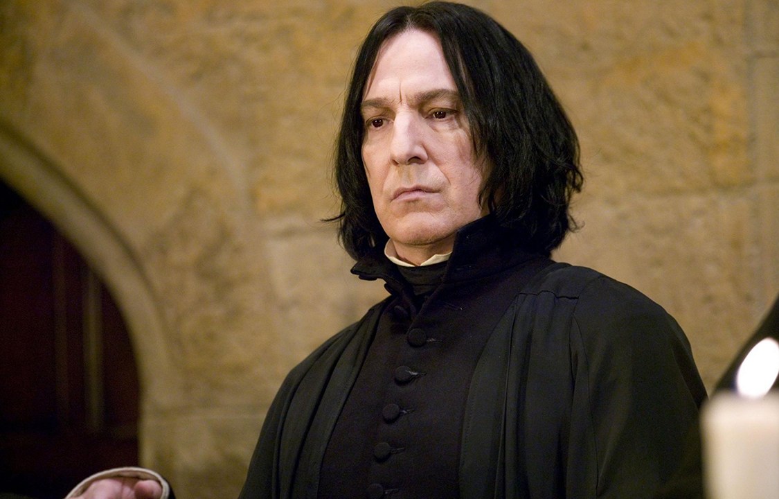 Severo Snape (Alan Rickman), da saga Harry Potter