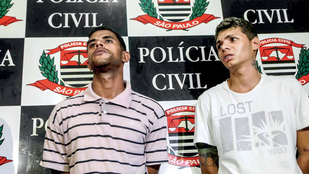MAIS DOIS SUSPEITOS – Carlos Alex Oliveira de Jesus, 25 anos, e Lucas Rogério Fabrício Lopes, 20 anos