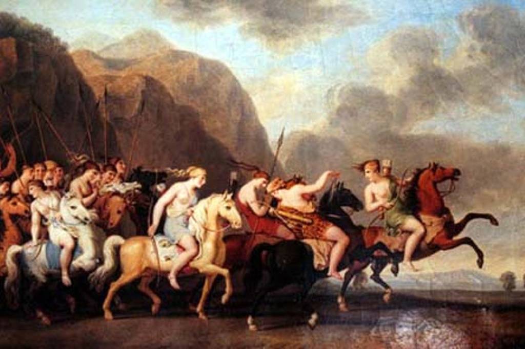 Representação das amazonas clássicas, presentes na mitologia, em ‘Ilíada’, de Homero, e em ‘História’, de Heródoto