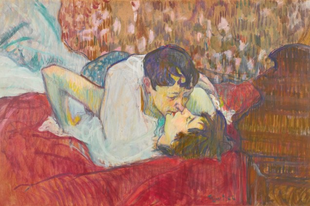 Toulouse Lautrec - Au Lit Le Baiser, de 1892