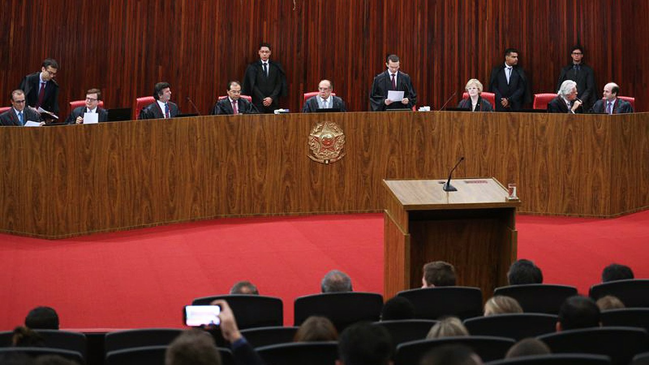 Vista do plenário do Tribunal Superior Eleitoral (TSE