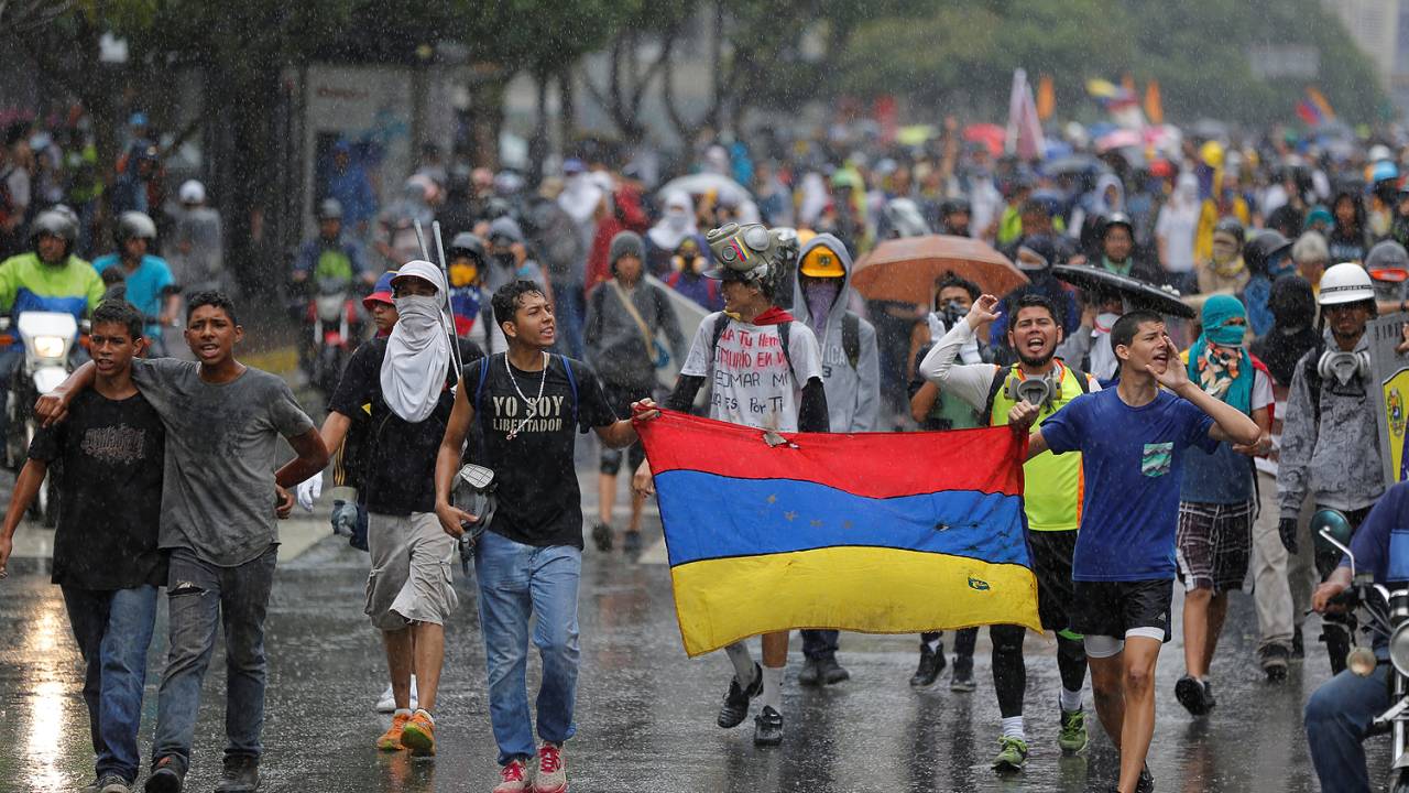 Caracas, na Venezuela - 29/06/2017