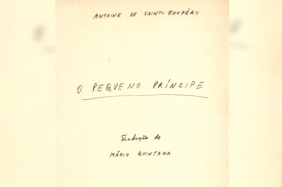 Pequeno Príncipe - Tradução Mário Quintana