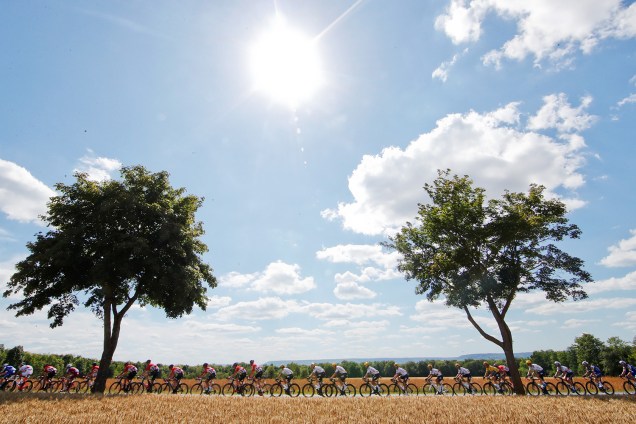 Fase 4 de competição do Le Tour de France de 207,5 km de Mondorf-les-Bains, Luxemburgo para Vittel, França - 4 de julho de 2017