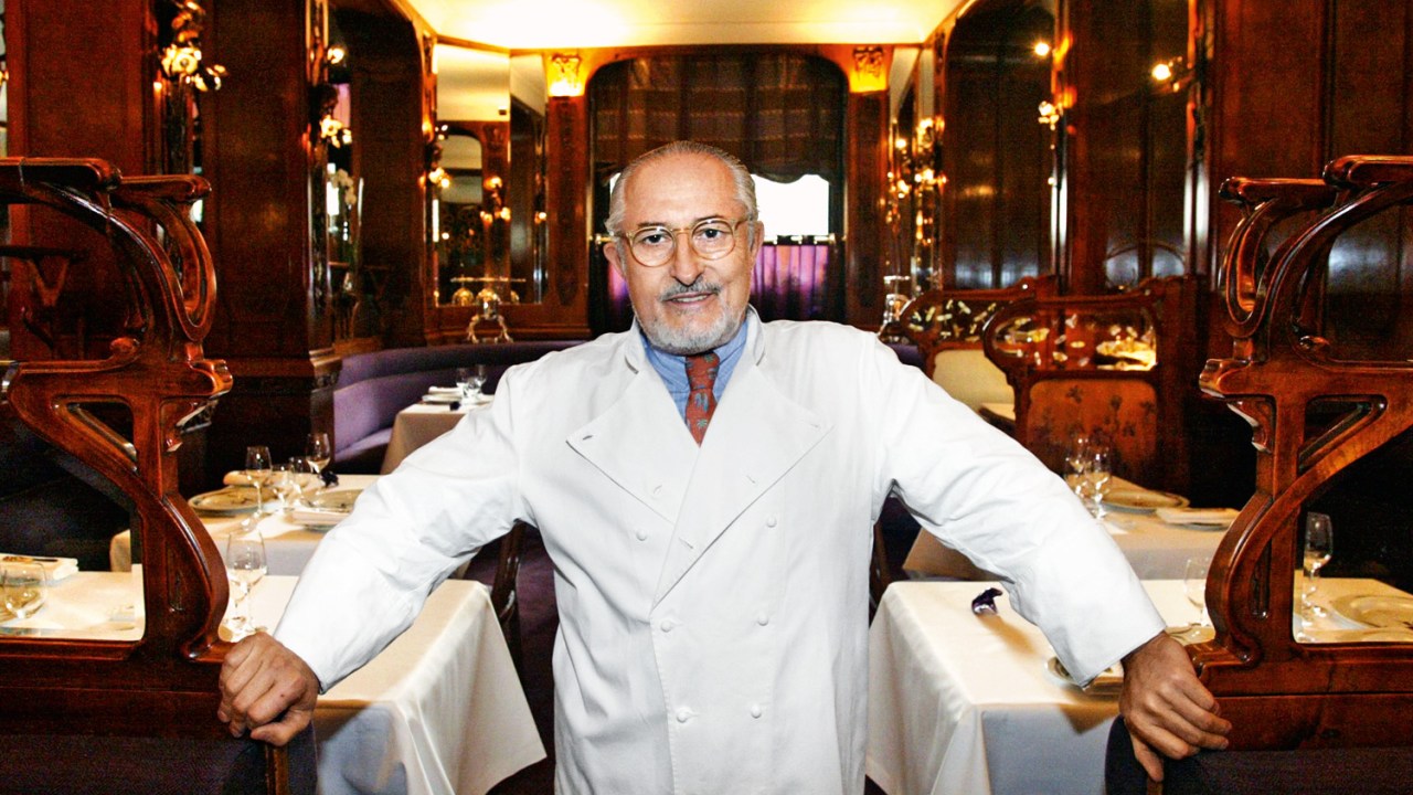 ALAIN SENDERENS - Um dos criadores da nouvelle cuisine e o primeiro chef a apostar na harmonização de vinhos com pratos