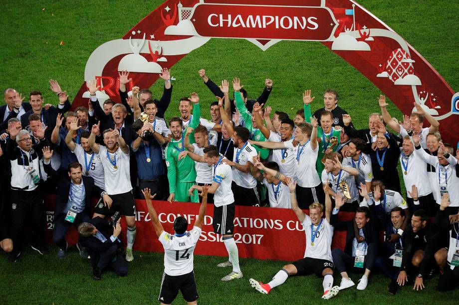 Alemanha vence o Chile e é campeã da Copa dasConfederações realizada no Estádio Krestovsky (Arena Zenit), em São Petersburgo, na Rússia - 02/07/2017