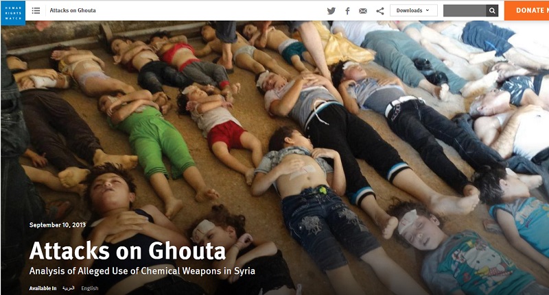 Ataque gás siria