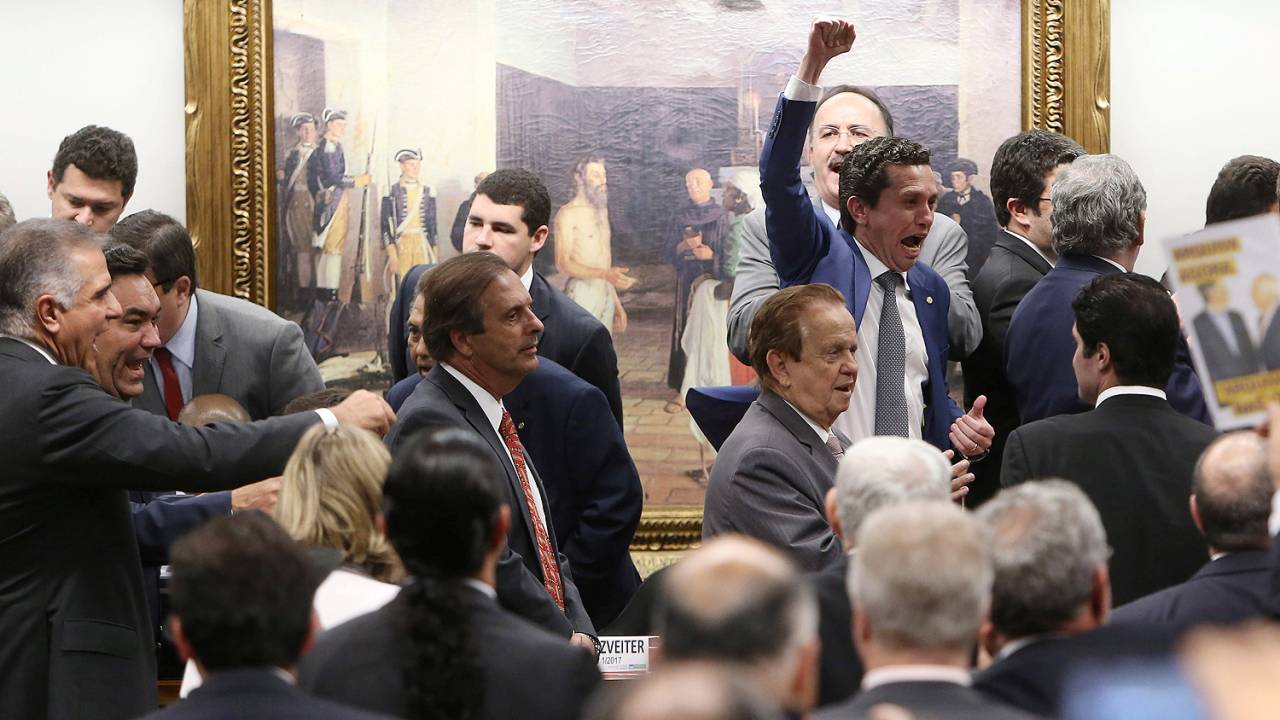 Votação da denúncia contra Temer na CCJ da Câmara dos Deputados - 13/07/2017