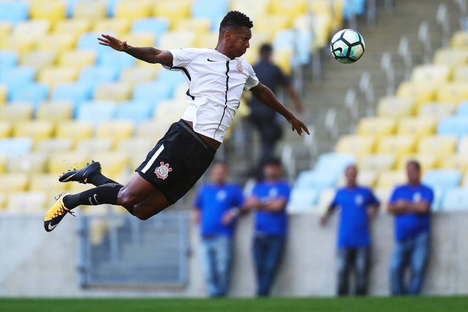 Jô durante a partida entre Fluminense RJ e Corinthians SP, válida pelo Campeonato Brasileiro 2017, no Estádio do Maracanã no Rio de Janeiro (RJ) - 23/07/2017