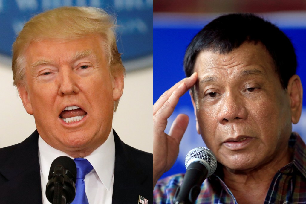 Donald Trump e Rodrigo Duterte