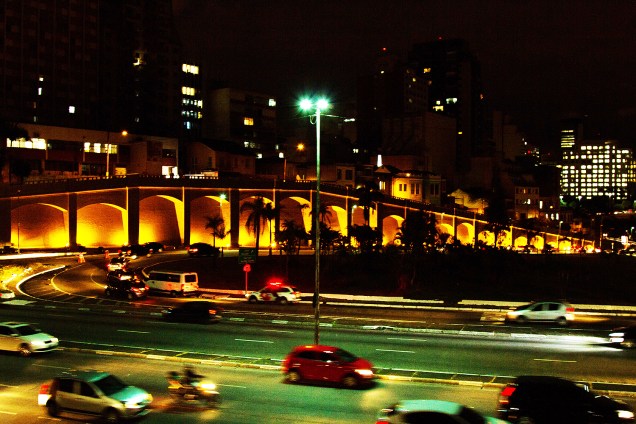 Arcos do Jânio, na região central de São Paulo, recebe nova iluminação - 03/07/2017