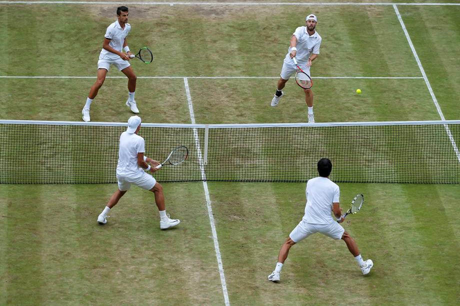 Polonês Lukasz Kubot e Brasileiro Marcelo Melo disputam final de Wimbledon contra o austríaco Oliver Marach e o croata Mate Pavic, em Londres