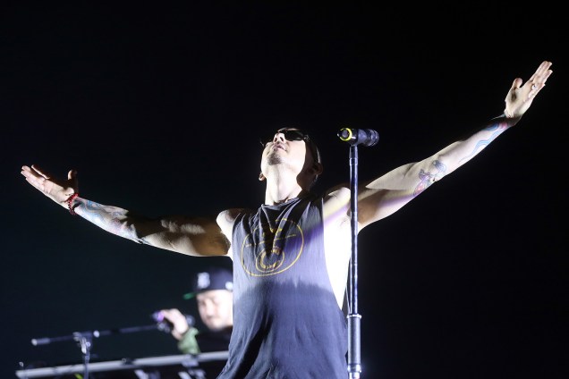 Chester Bennington - Show da banda Linkin Park no Maximus Festival 2017, realizado no Autódromo de Interlagos, na zona sul de São Paulo - 13/05/2017