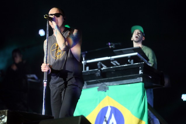 Chester Bennington - Show da banda Linkin Park no Maximus Festival 2017, realizado no Autódromo de Interlagos, na zona sul de São Paulo - 13/05/201