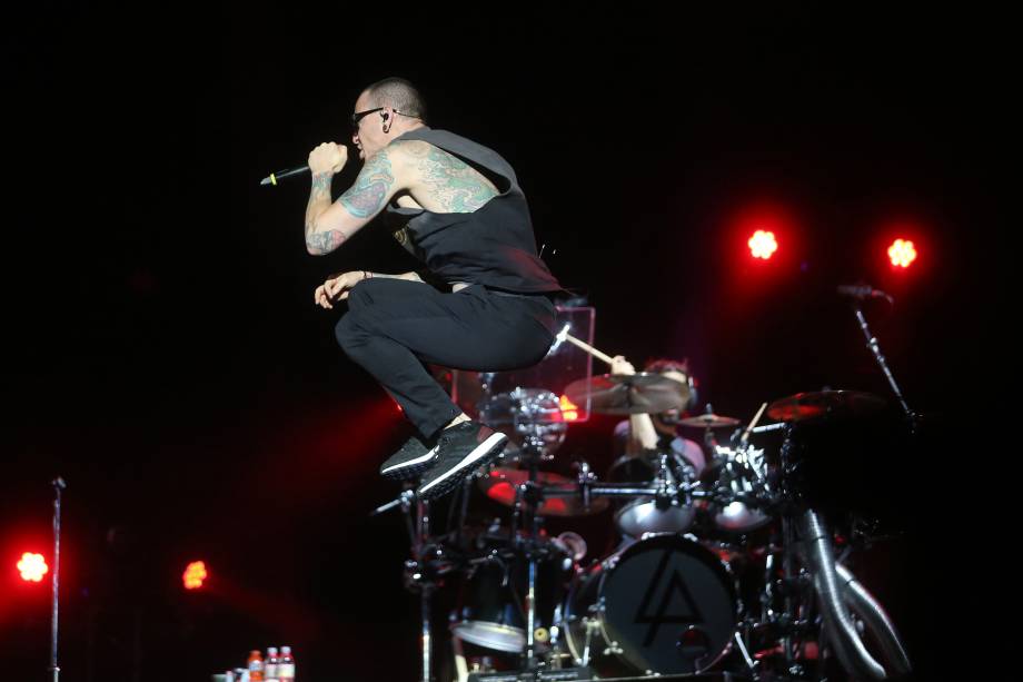 Chester Bennington - Show da banda Linkin Park no Maximus Festival 2017, realizado no Autódromo de Interlagos, na zona sul de São Paulo - 13/05/2017