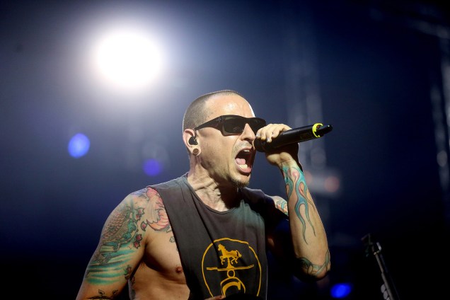 Chester Bennington - Show da banda Linkin Park no Maximus Festival 2017, realizado no Autódromo de Interlagos, na zona sul de São Paulo - 13/05/2017