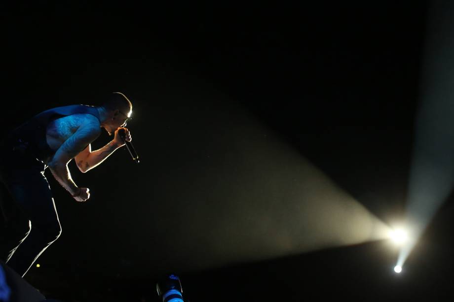 Chester Bennington - Show da banda Linkin Park no Maximus Festival 2017, realizado no Autódromo de Interlagos, na zona sul de São Paulo - 13/05/2017