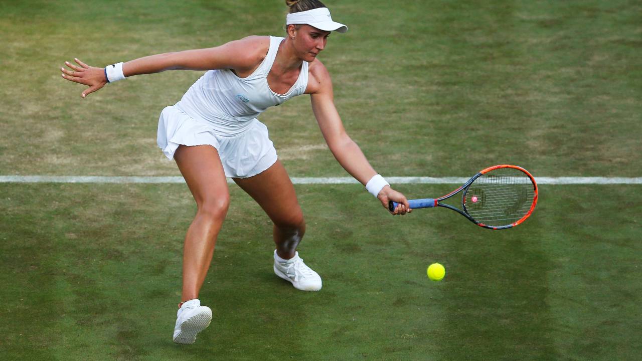 Bia Haddad para em Simona Halep