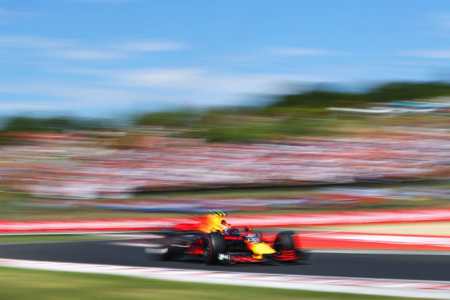 O holandês Max Verstappen da Red Bull Racing durante o GP da Hungria de Fórmula 1 - 30/07/2017