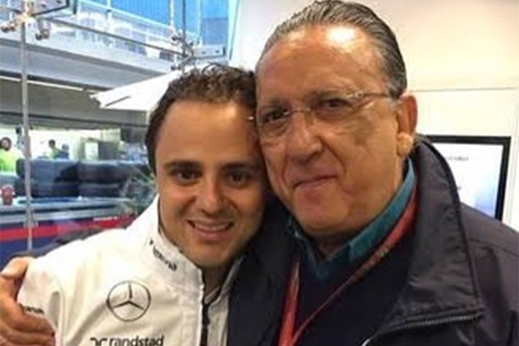 Felipe Massa e Galvão Bueno