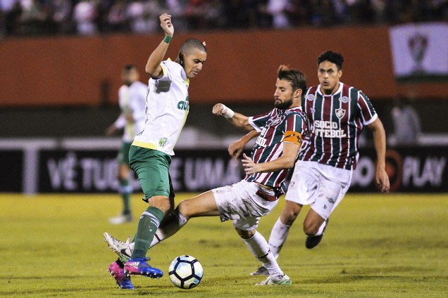 Partida entre Fluminense e Chapecoense, válida pela 11ª rodada do Campeonato Brasileiro em Mesquita, RJ - 03/07/2017