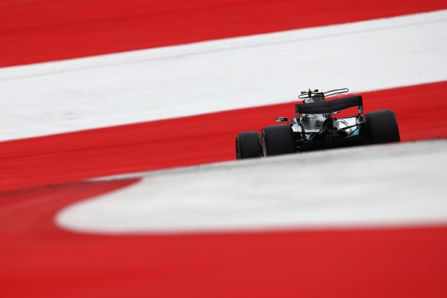 Valtteri Bottas, da Mercedes, durante o GP da Áustria