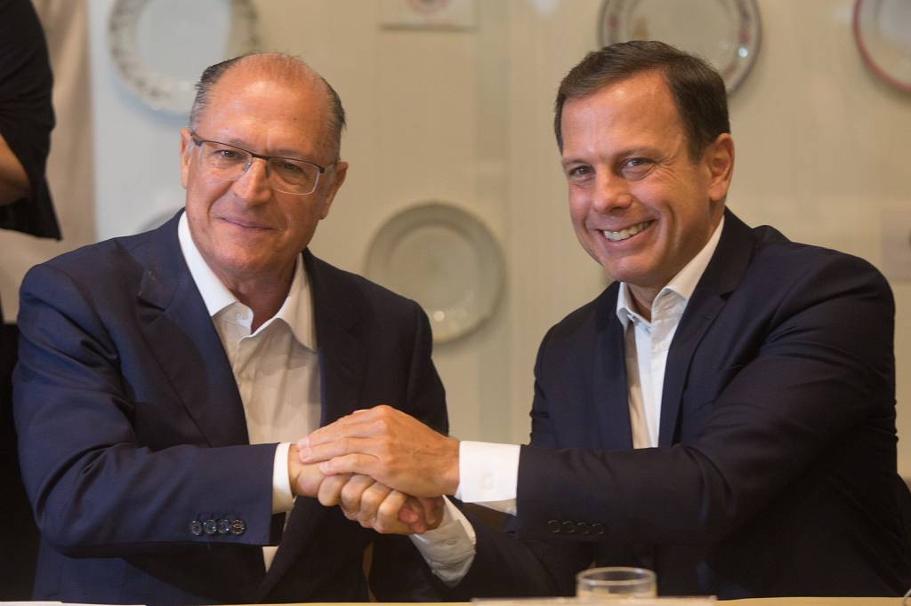 O governador de São Paulo, Geraldo Alckmin, e o prefeito de São Paulo, João Doria