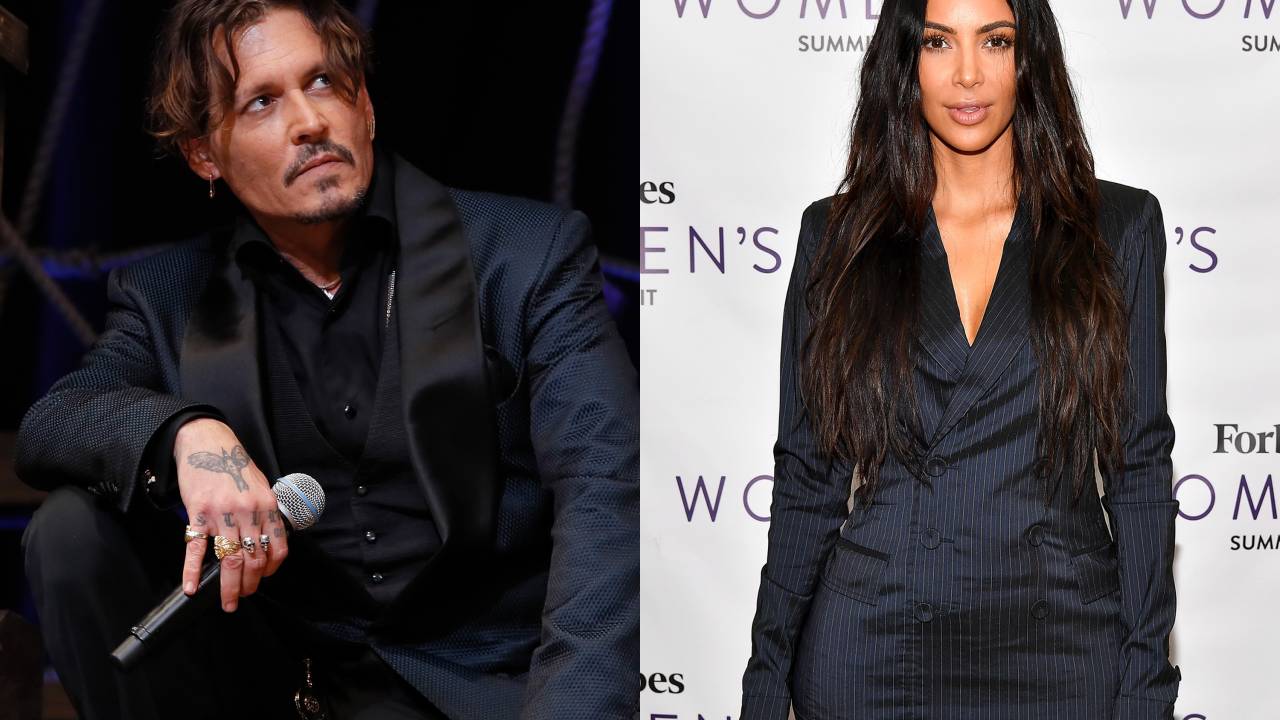 Johnny Depp e Kim Kardashian