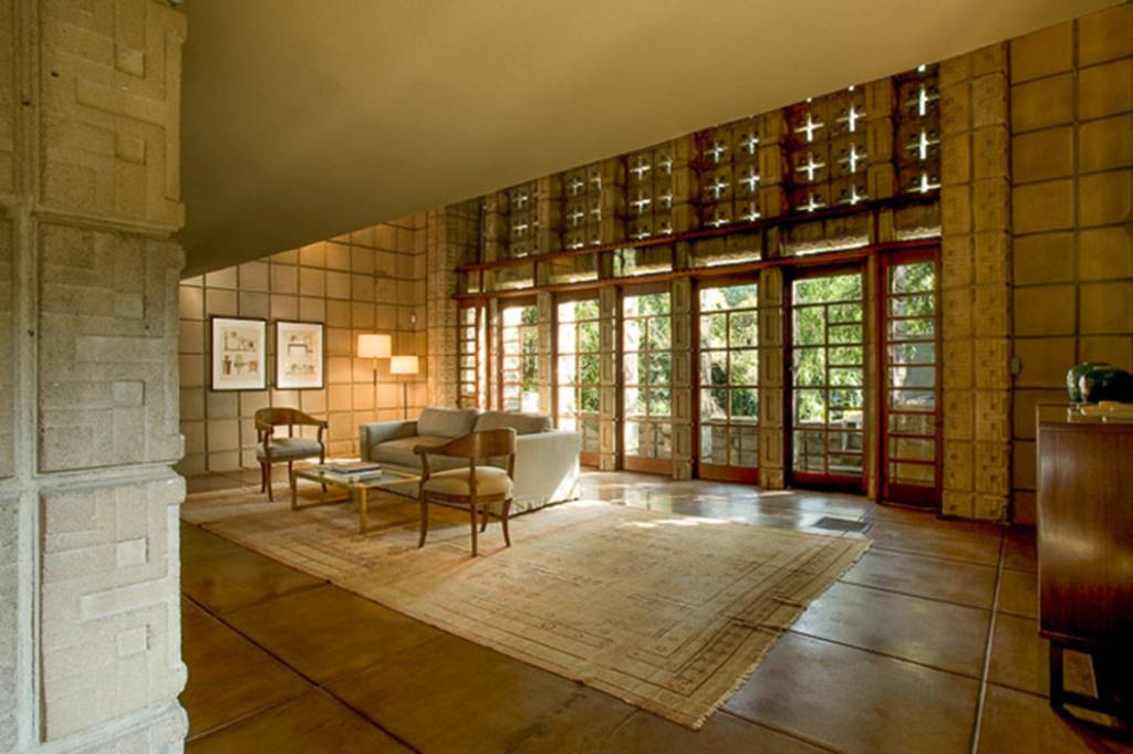 Ennis House, de Frank Lloyd Wright, em Los Angeles, Califórnia