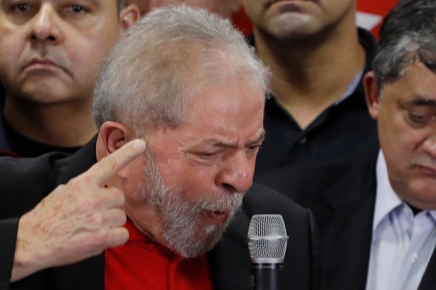 Ex-presidente Luiz Inácio Lula da Silva convoca entrevista coletiva a jornalistas na sede do Partido dos Trabalhadores, em São Paulo - 13/07/2017