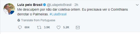 Lula Corinthians
