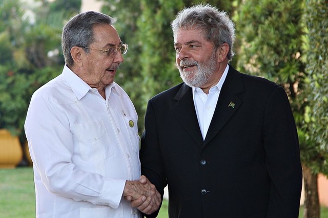 Lula e Raul Castro