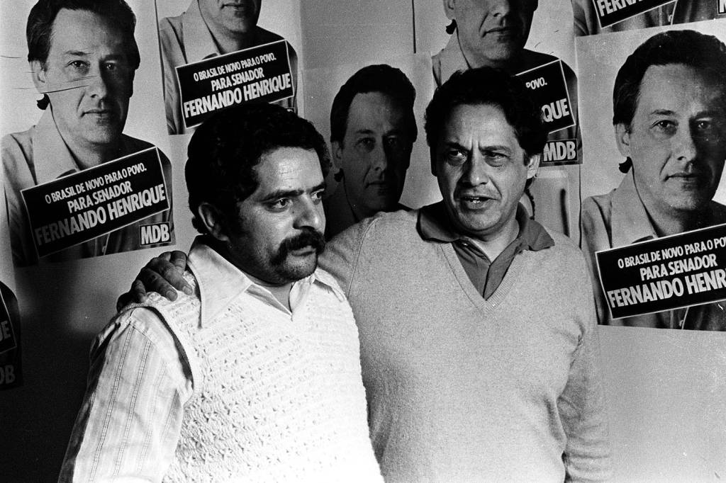 Fernando Henrique Cardoso e Lula - 21-08-1978